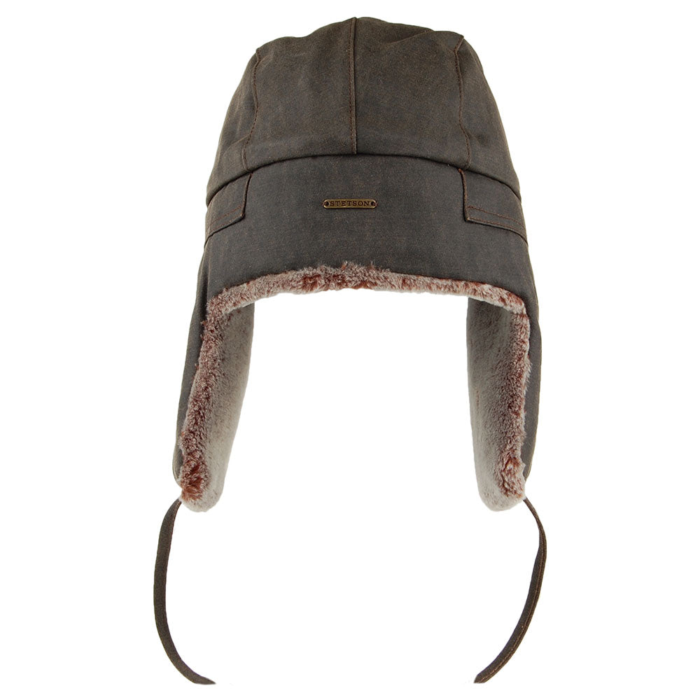 Stetson Hats Cope Bomber Waterproof Trapper Hat - Brown