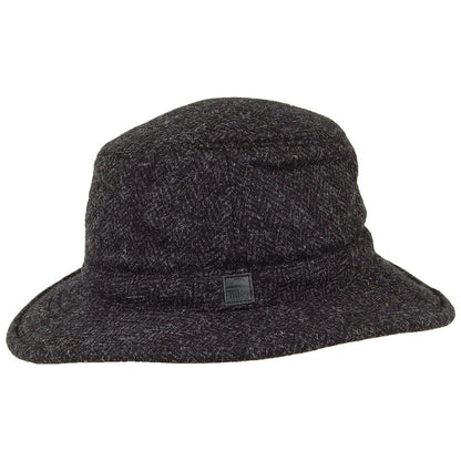 Tilley Hats TW2HT Harris Tweed Winter Hat - Charcoal