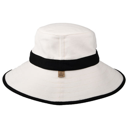 Tilley Hats Adrienne Hemp Packable Sun Hat - Black-White