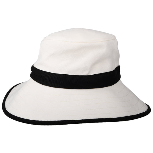 Tilley Hats Adrienne Hemp Packable Sun Hat - Black-White