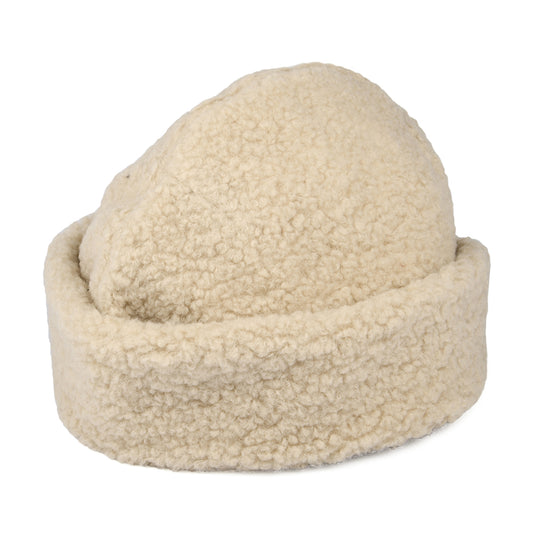 Brixton Hats Ginsburg Faux Sherpa Winter Hat - Oatmeal