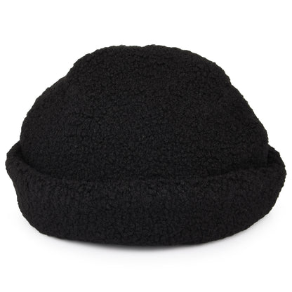 Brixton Hats Ginsburg Faux Sherpa Winter Hat - Black