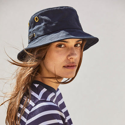Tilley Hats Iconic T1 Cotton Duck Bucket Hat - Navy Blue