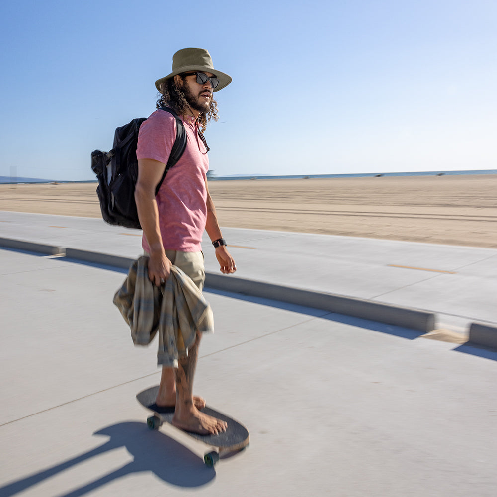 Sunday Afternoons Hats Easy Breezer Fedora Sun Hat - Khaki