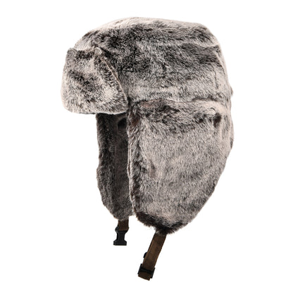 Dorfman Pacific Hats Faux Fur Trapper Hat - Natural