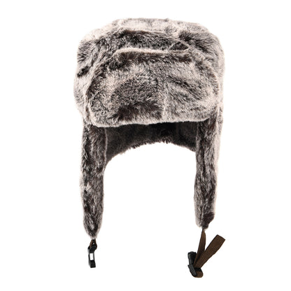 Dorfman Pacific Hats Faux Fur Trapper Hat - Natural
