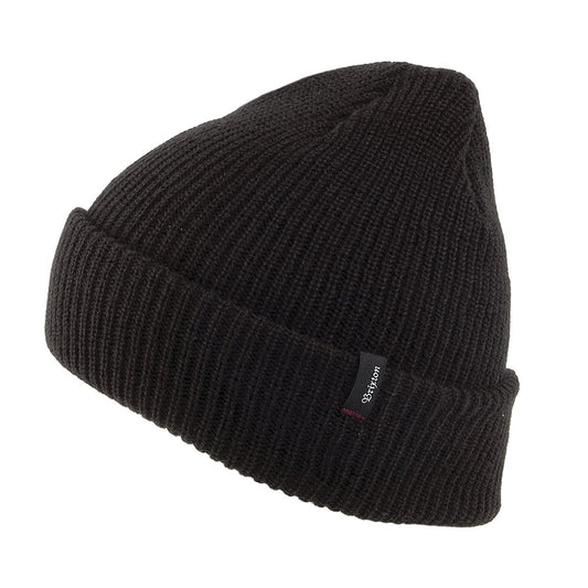 Brixton Hats Classic Heist Beanie Hat - Black