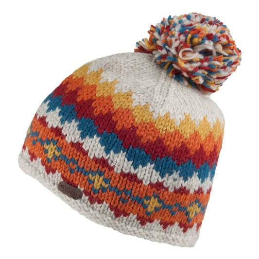 Kusan Short Bobble Hat - Multi-Coloured