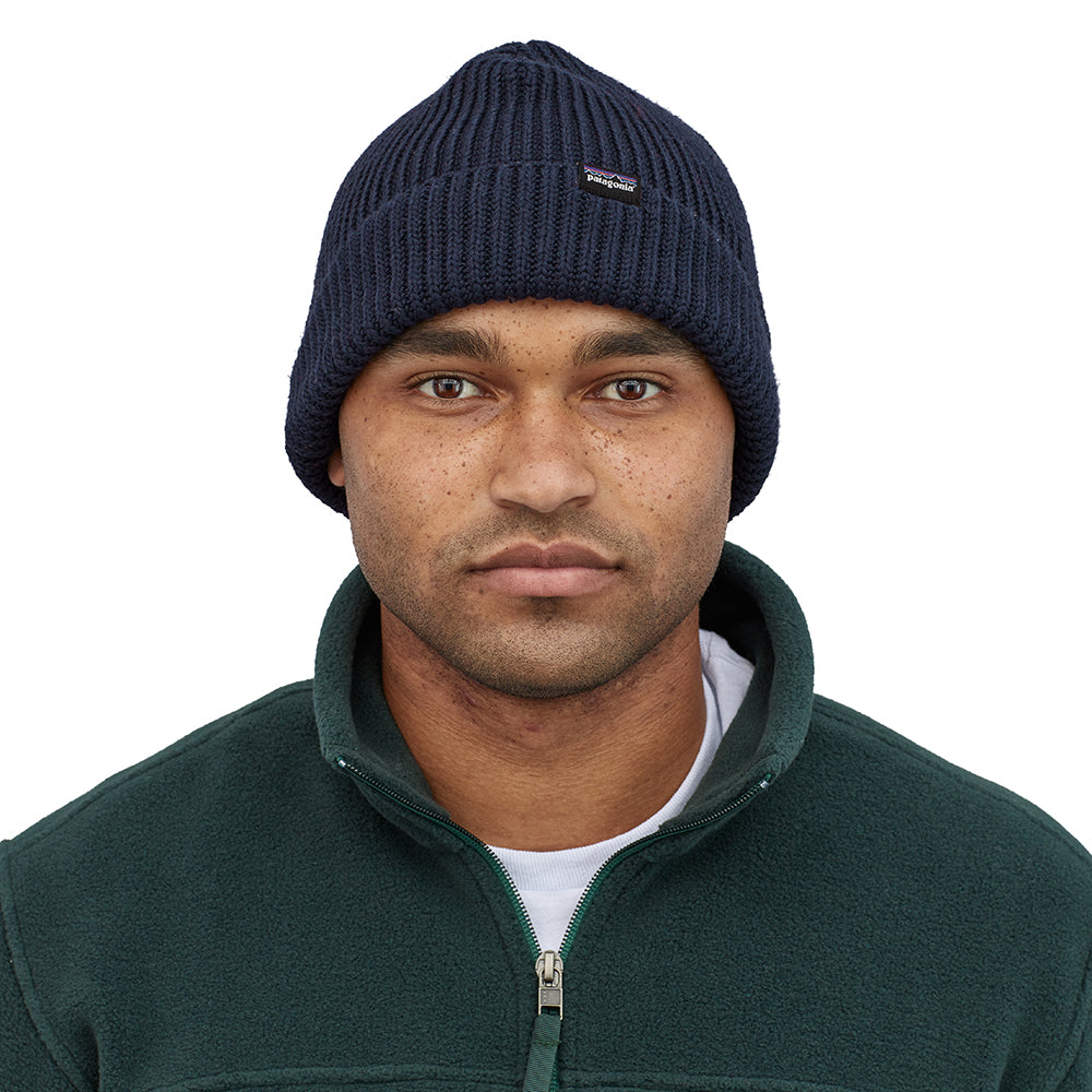 Patagonia Hats Fishermans Rolled Beanie Hat - Navy Blue