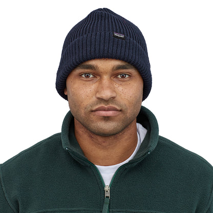 Patagonia Hats Fishermans Rolled Beanie Hat - Navy Blue