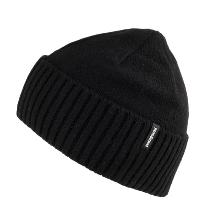 Patagonia Hats Brodeo Recycled Wool Beanie Hat - Black