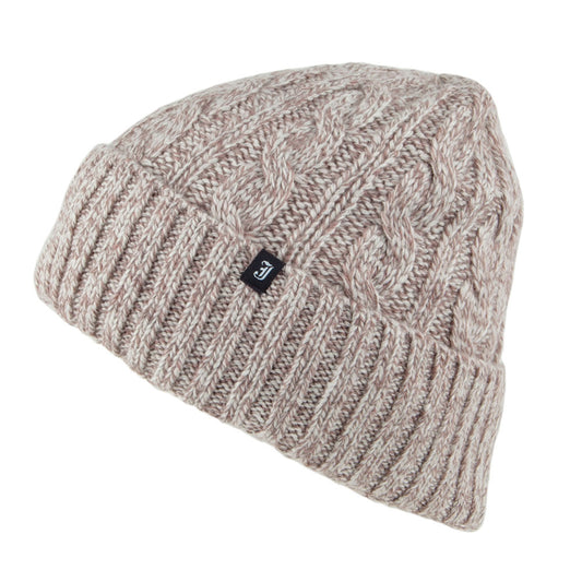 Jaxon & James Wool Blend Beanie Hat - Beige