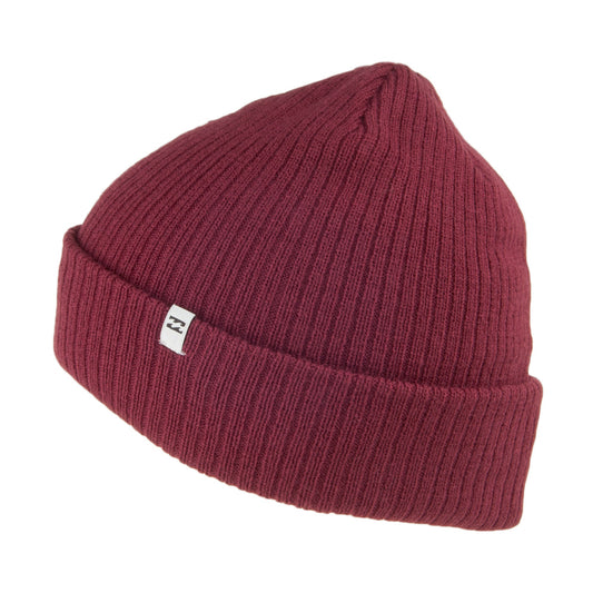 Billabong Hats Arcade Cuffed Beanie Hat - Burgundy
