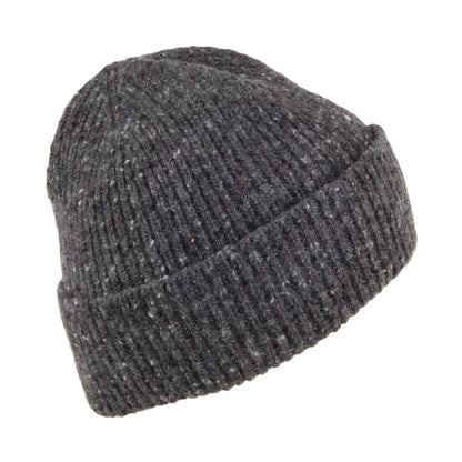 Barbour Hats Lowerfell Donegal Beanie Hat - Charcoal