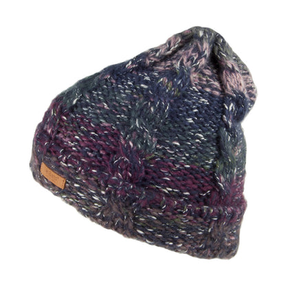 Barts Hats Rania Chunky Knit Beanie Hat - Navy-Mix