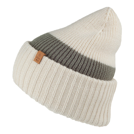 Barts Hats Liss Oversized Beanie Hat - Cream
