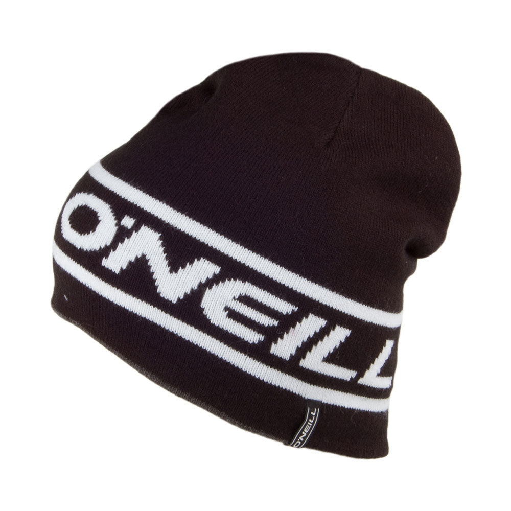 O'Neill Hats Reversible Beanie Hat - Black-Grey