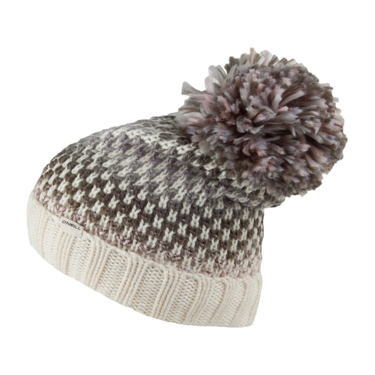 O'Neill Hats Crescent Bobble Hat - Grey-White