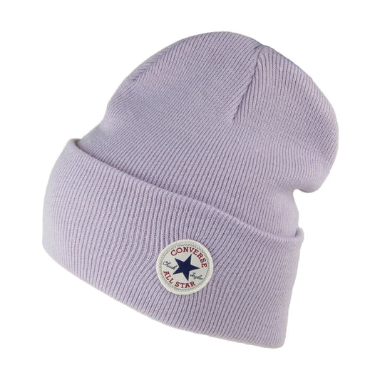 Converse Chuck Taylor Tall Cuffed Beanie Hat - Lilac