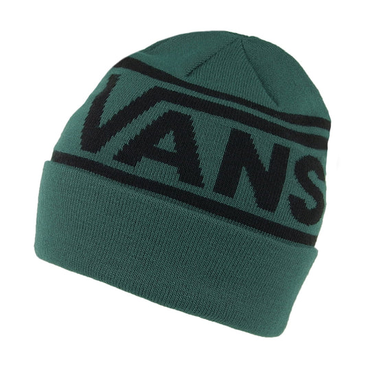Vans Hats Drop V Stripe Beanie Hat - Green