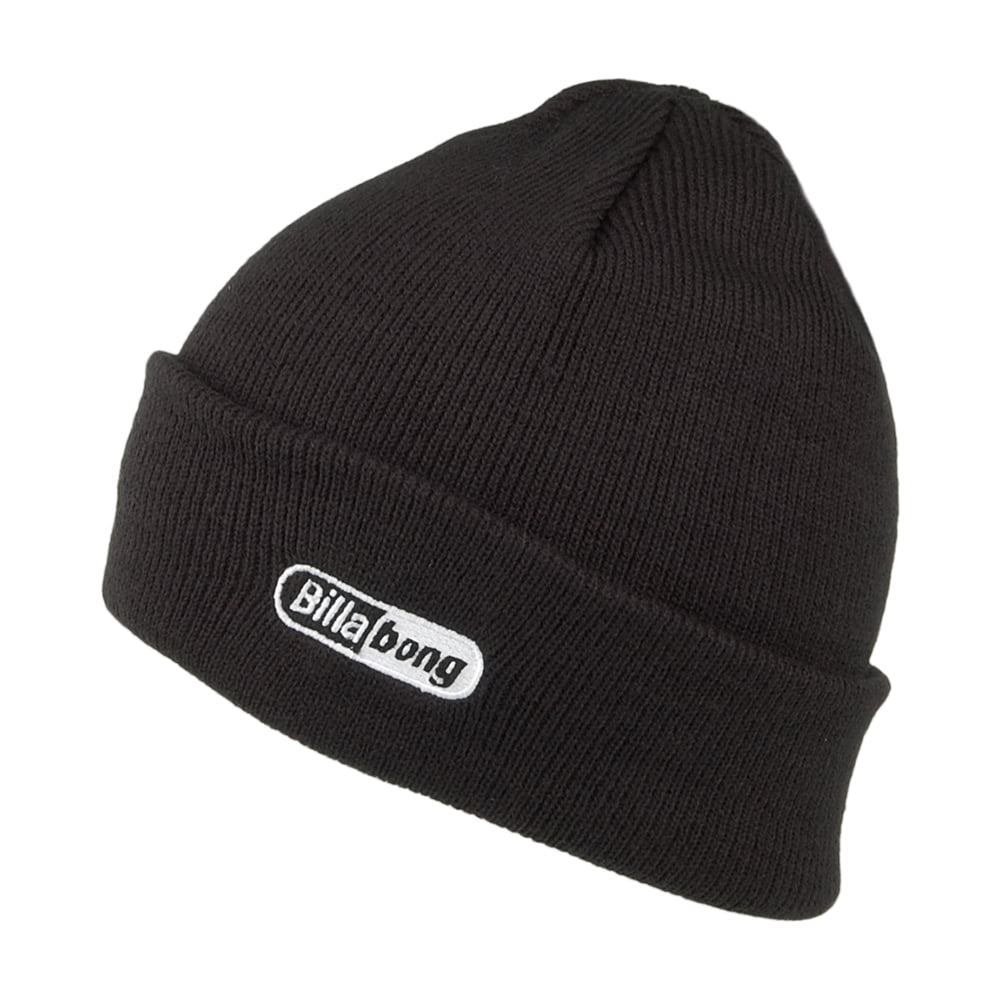Billabong Hats Edge Cuffed Beanie Hat - Black