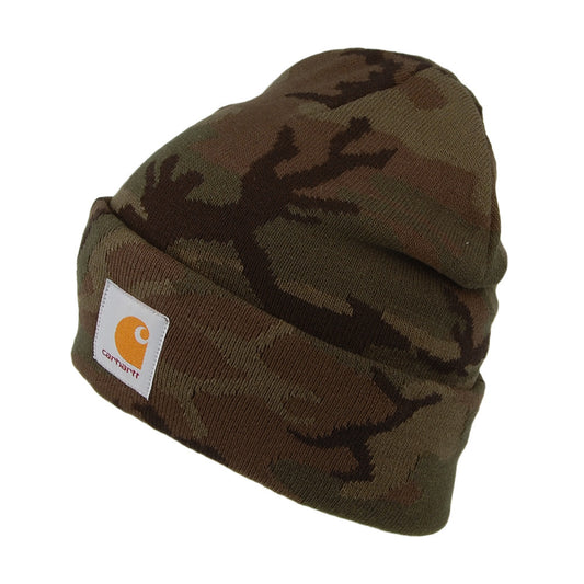 Carhartt WIP Hats Evergreen Beanie Hat - Camouflage