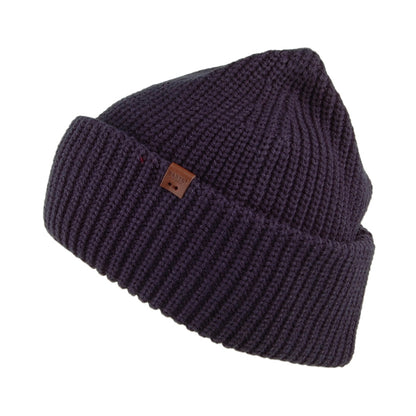 Barts Hats Derval Cuffed Beanie Hat - Navy Blue