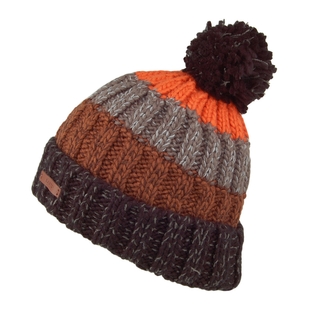 Barts Hats Wilhelm Bobble Hat - Black-Orange