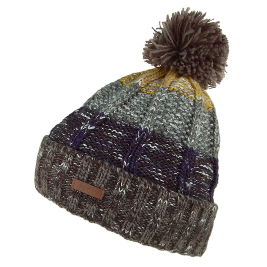 Barts Hats Vista Bobble Hat - Charcoal