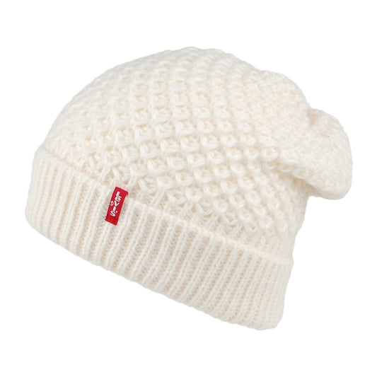 Levi's Hats Classic Knit Beanie Hat - Cream
