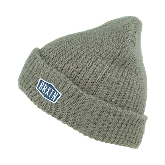 Brixton Hats Malt Heavy Knit Beanie Hat - Sage