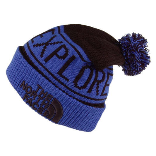 The North Face Hats Retro TNF Pom Bobble Hat - Blue-Black