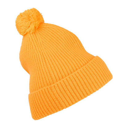 The North Face Hats Logo Box Pom Bobble Hat - Yellow