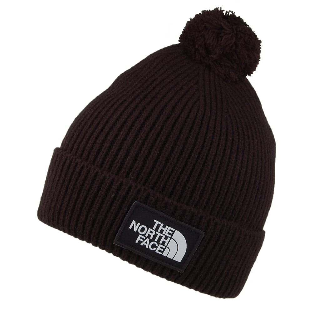 The North Face Hats Logo Box Pom Bobble Hat - Black