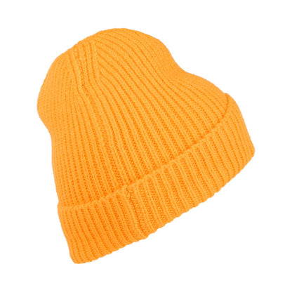 The North Face Hats Logo Box Cuffed Beanie Hat - Yellow