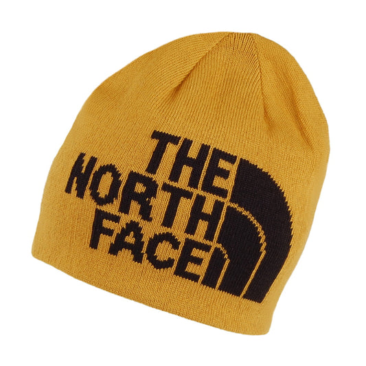 The North Face Hats Highline Beanie Hat - Mustard-Black
