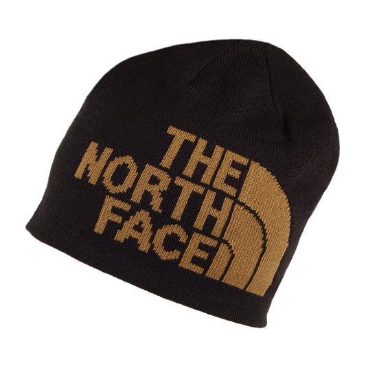 The North Face Hats Highline Beanie Hat - Black-Khaki