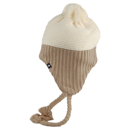 The North Face Hats Purrl Stitch Earflap Bobble Hat - Off White