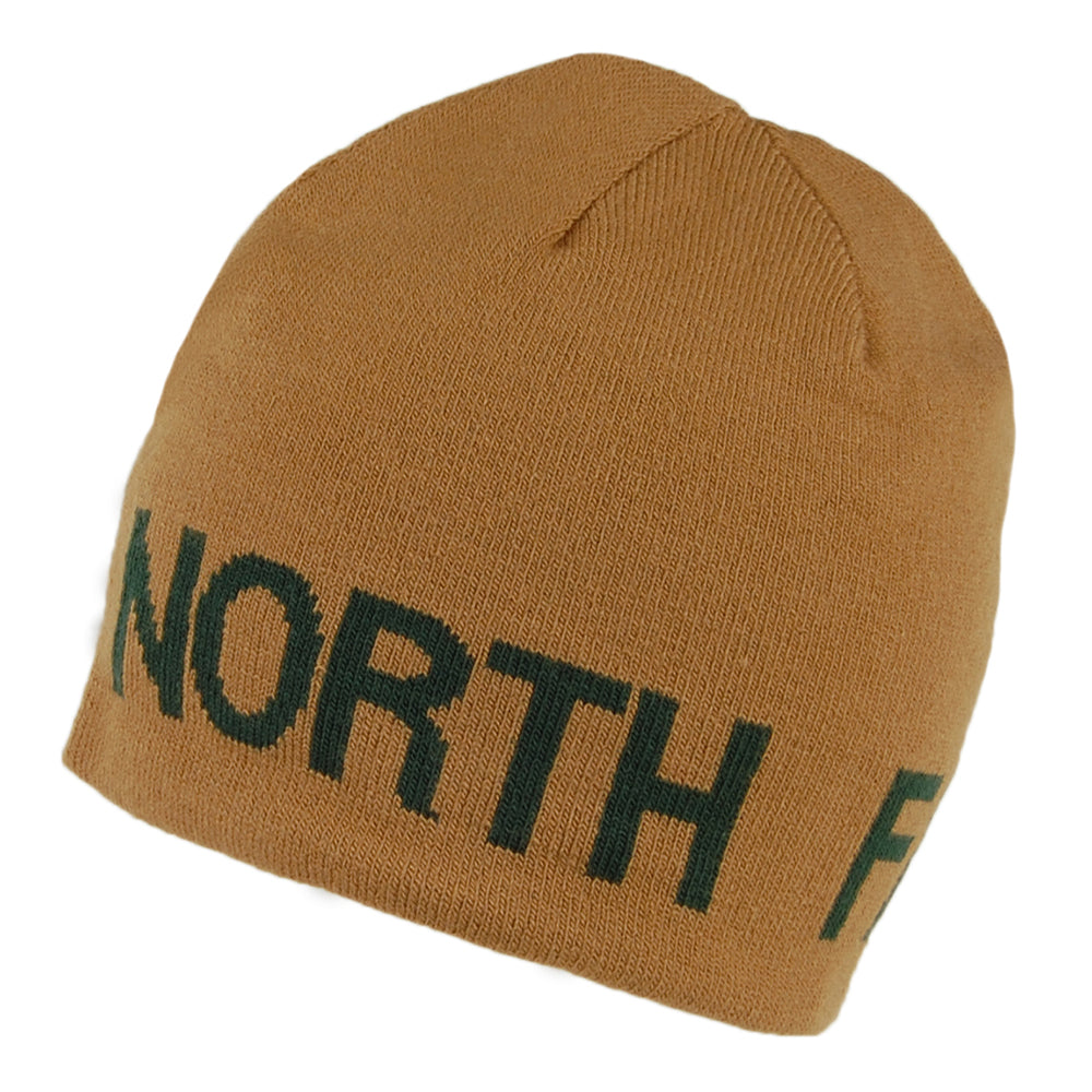 The North Face Hats Reversible TNF Banner Beanie Hat - Green-Khaki