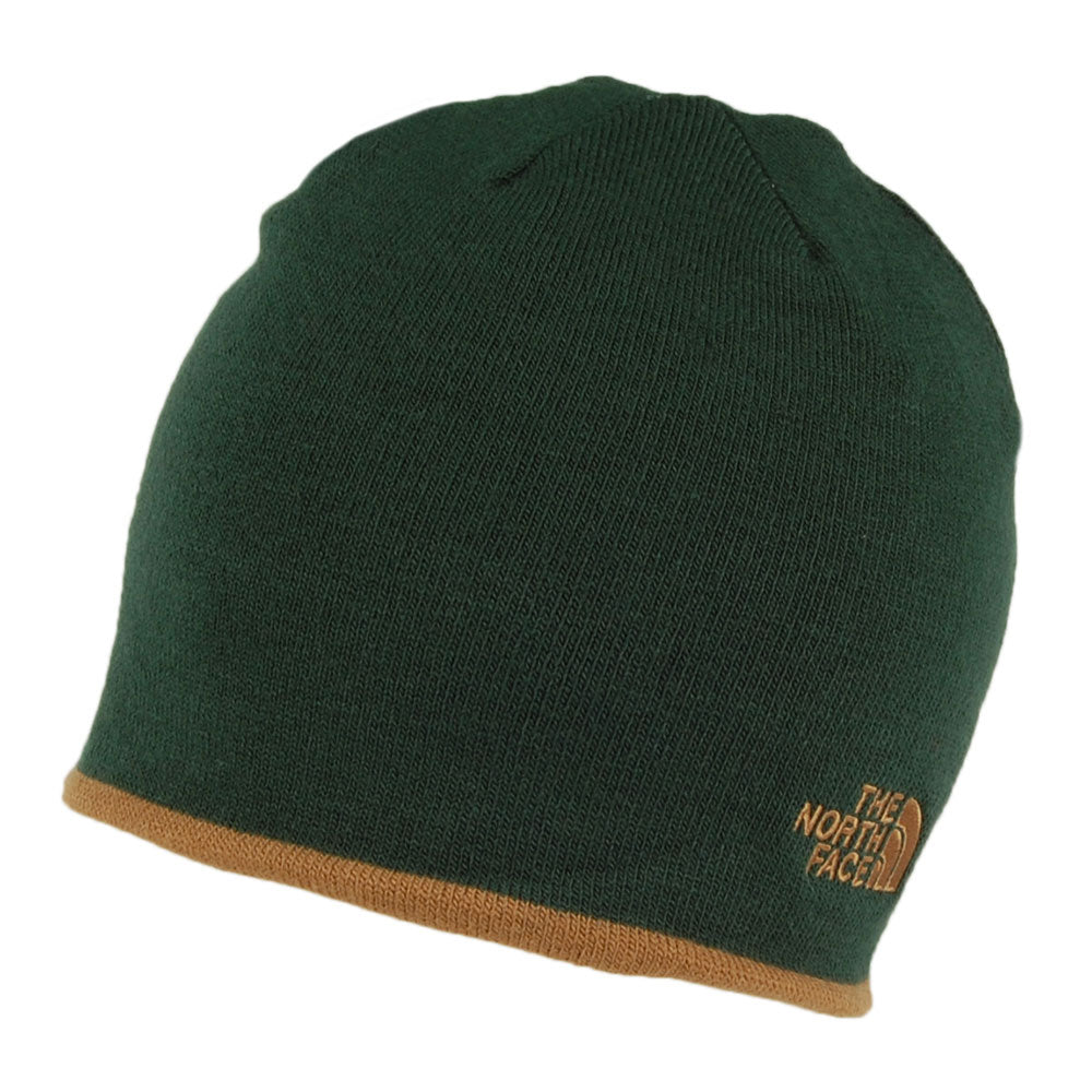 The North Face Hats Reversible TNF Banner Beanie Hat - Green-Khaki