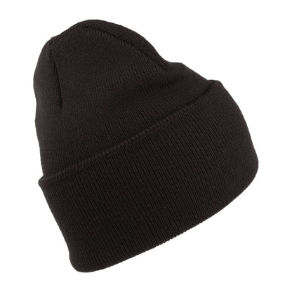 Mitchell & Ness Pinscript Knit Cuffed Beanie Hat - Black