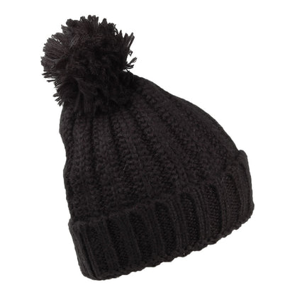 O'Neill Hats Chunky Knit Bobble Hat - Black