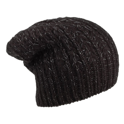 O'Neill Hats Annie Cable Knit Beanie Hat - Black