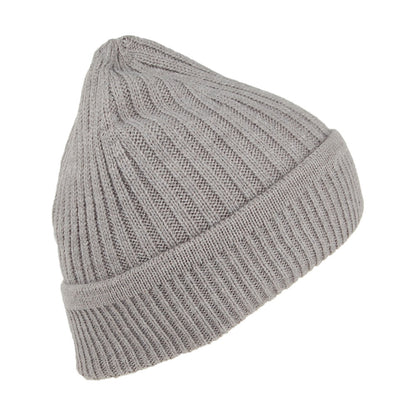 Timberland Hats Solid Rib Beanie Hat - Light Grey