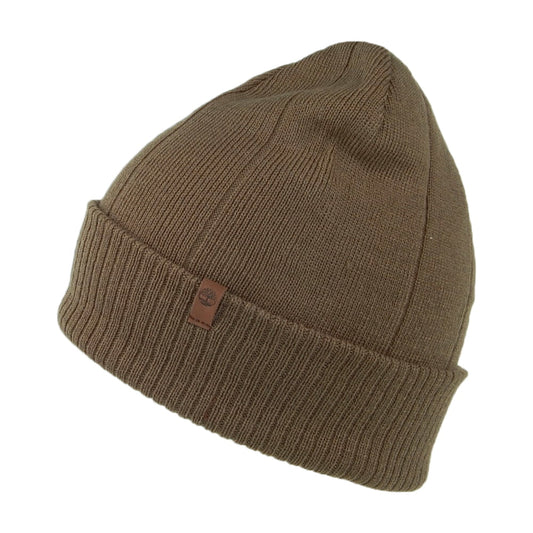 Timberland Hats Reversible Rib Beanie Hat - Olive