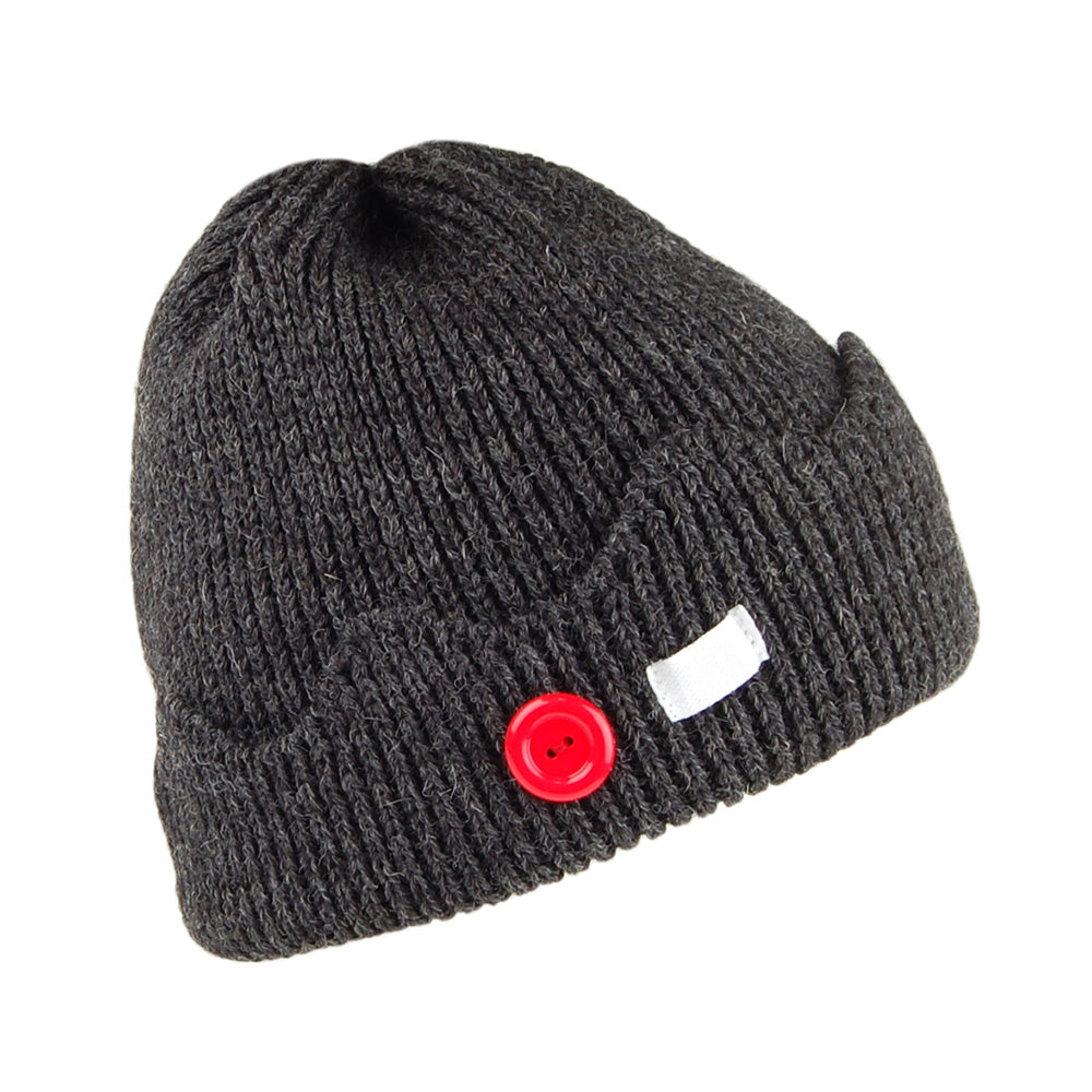 Highland 2000 Whoopee Crown Beanie Hat - Charcoal