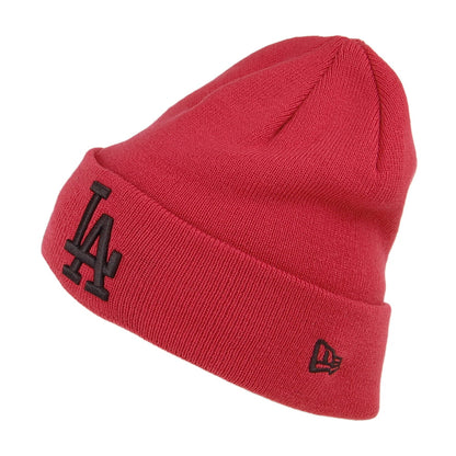 New Era L.A. Dodgers Cuff Knit Beanie Hat - MLB League Essential - Cardinal