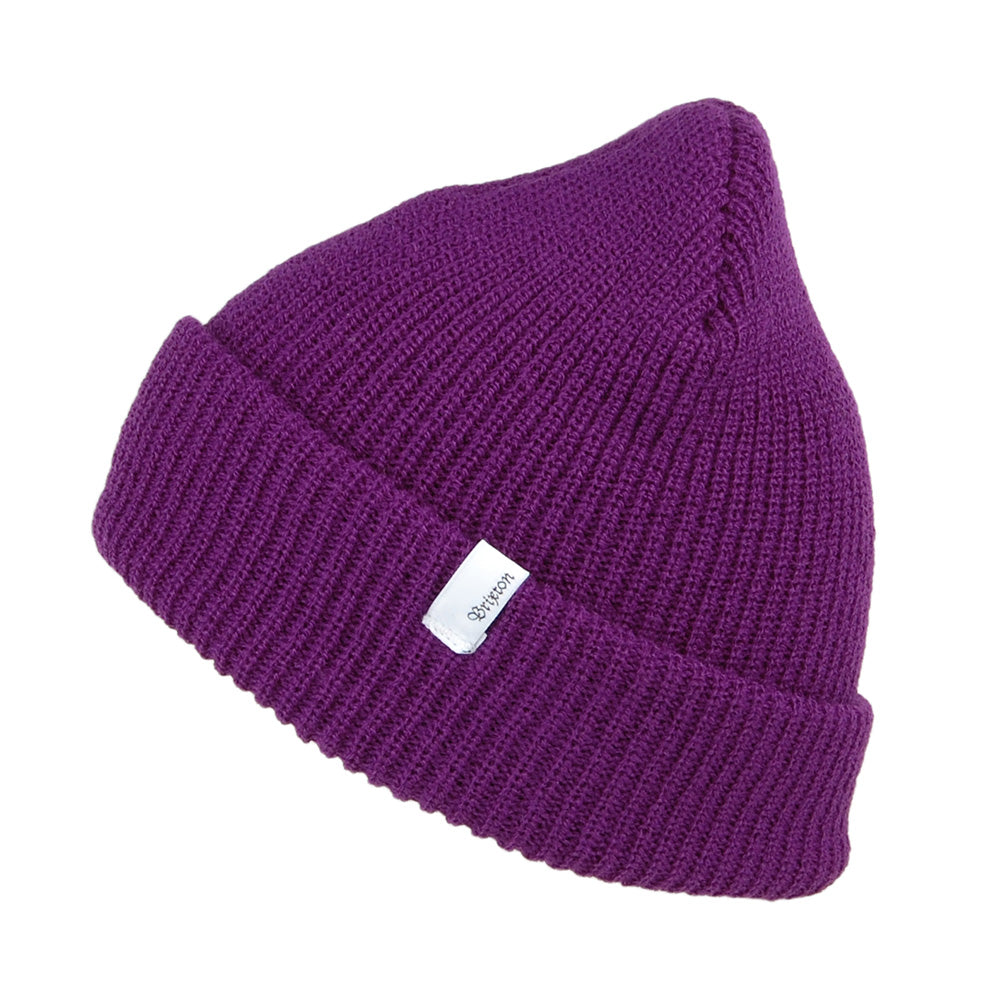 Brixton Hats Birch Beanie Hat - Purple