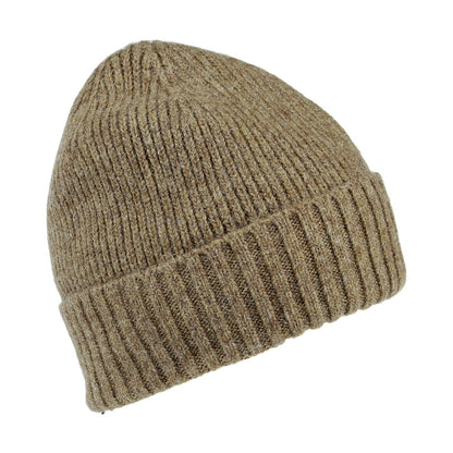 Barbour Hats Carlton Wool Blend Beanie Hat - Sand
