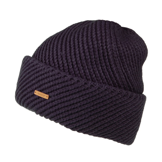 Barts Hats Reissy Chunky Beanie Hat - Navy Blue